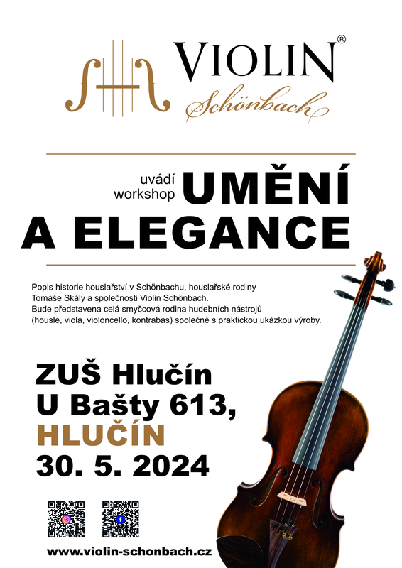 Gallery violin schonbach zu  hlucin plakat